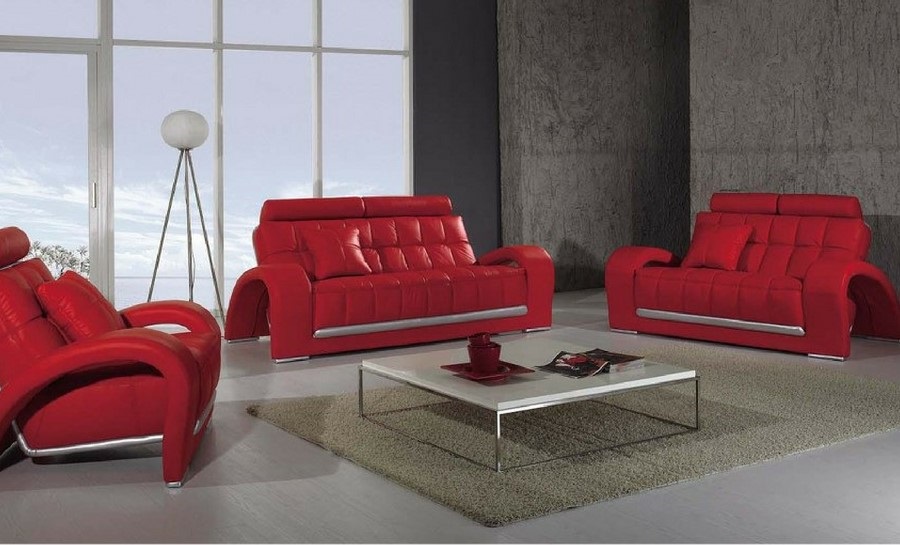 Alphabet Leather Sofa Lounge Set